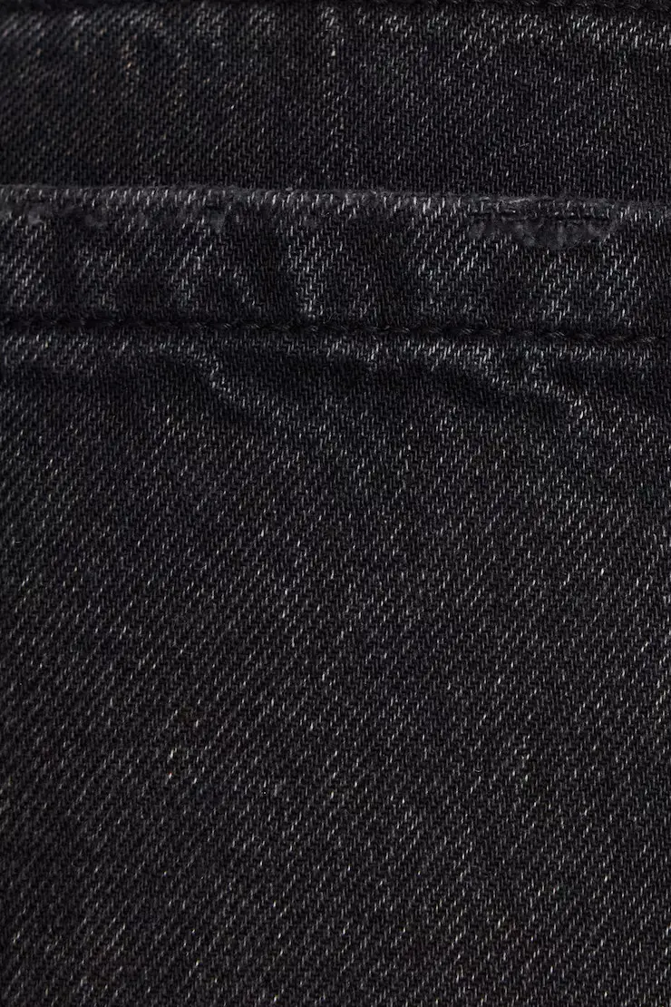 Low Rise Cuffed Denim Shorts - Image 4