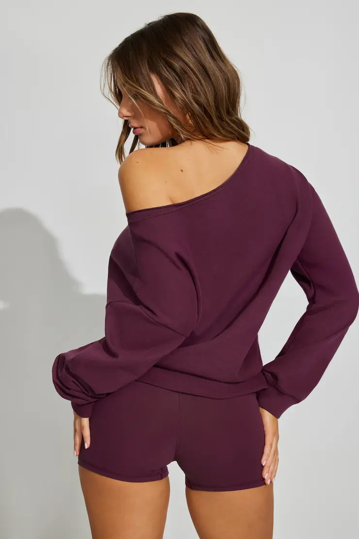 Softterry Off Shoulder Sweatshirt - Image 3