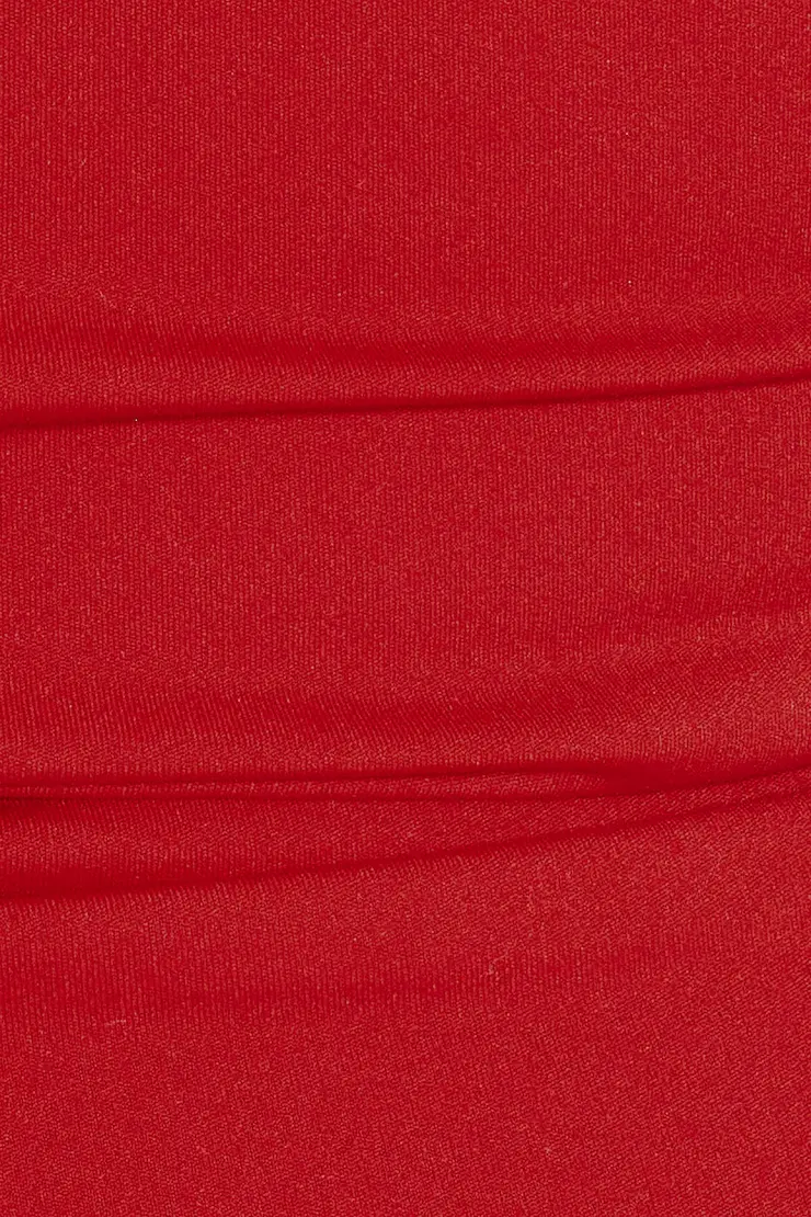 Sleek Underbust Henley Short Sleeve Top - Image 4
