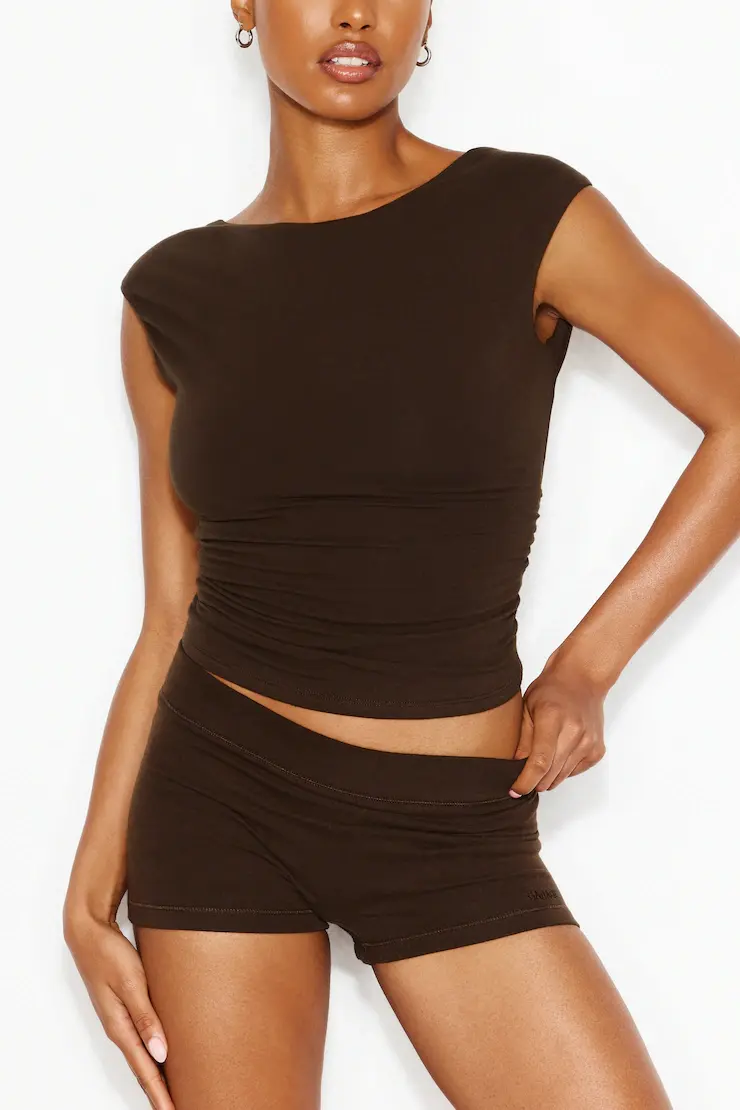 Supersoft Ruched Back Top