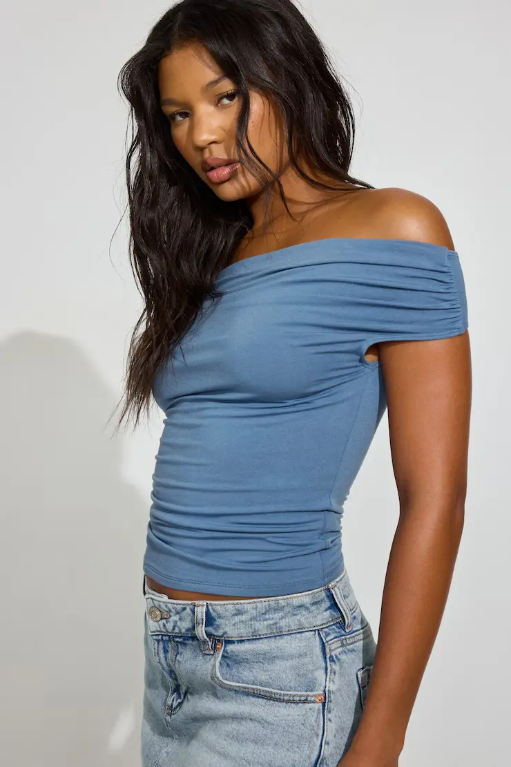 Smooth Off Shoulder Top - Image 2