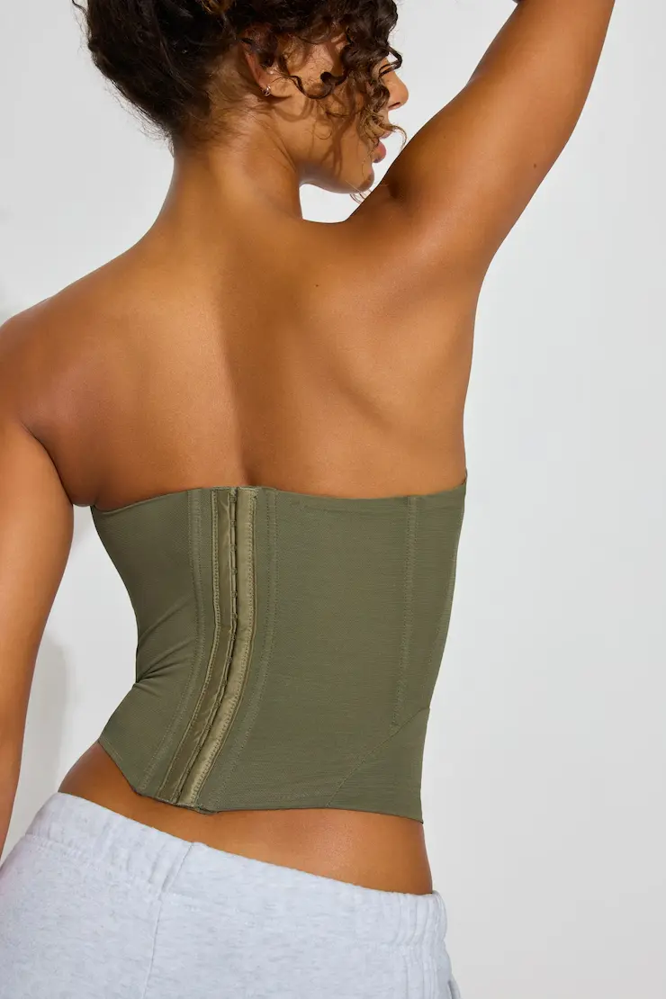 Mesh Longline Tube Corset - Image 3
