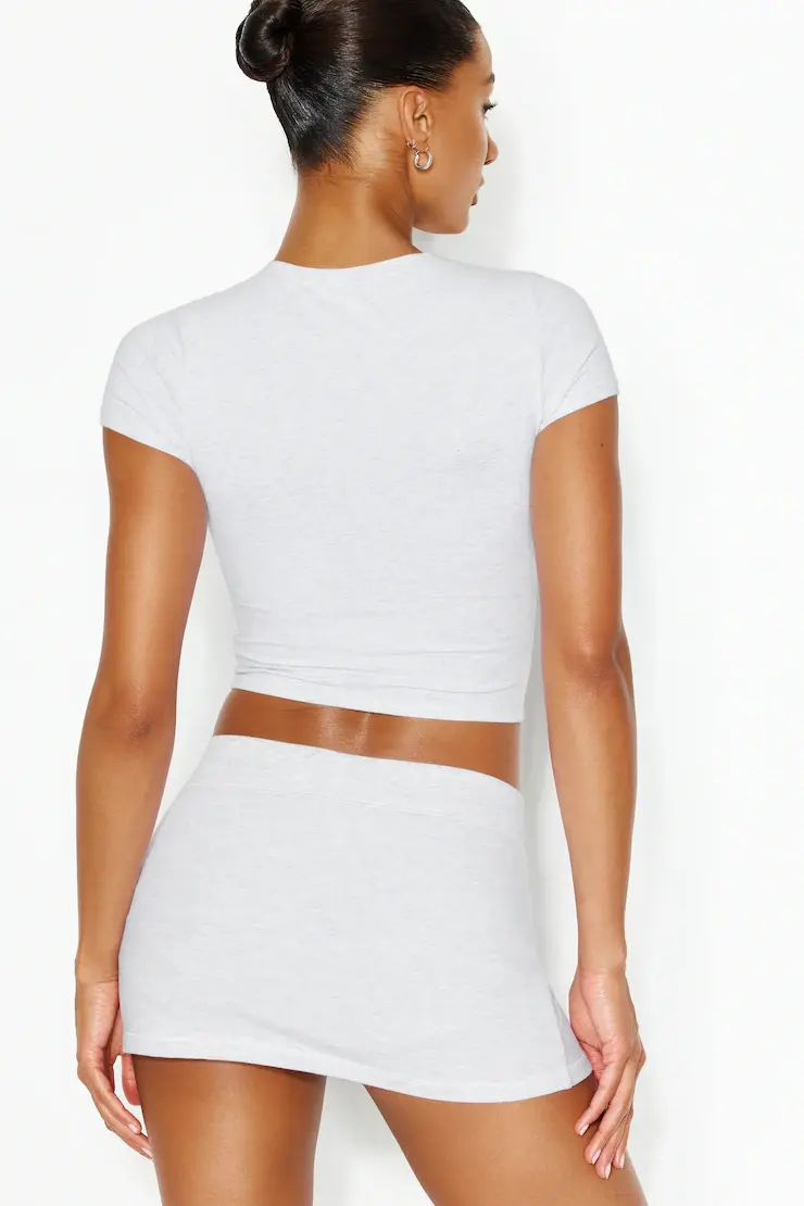 Supersoft Crewneck Cropped T-Shirt - Image 5