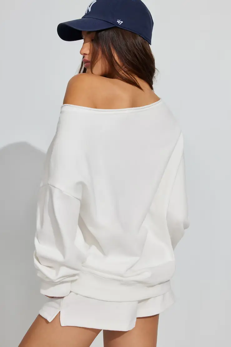 Softterry Off Shoulder Sweatshirt - Image 3