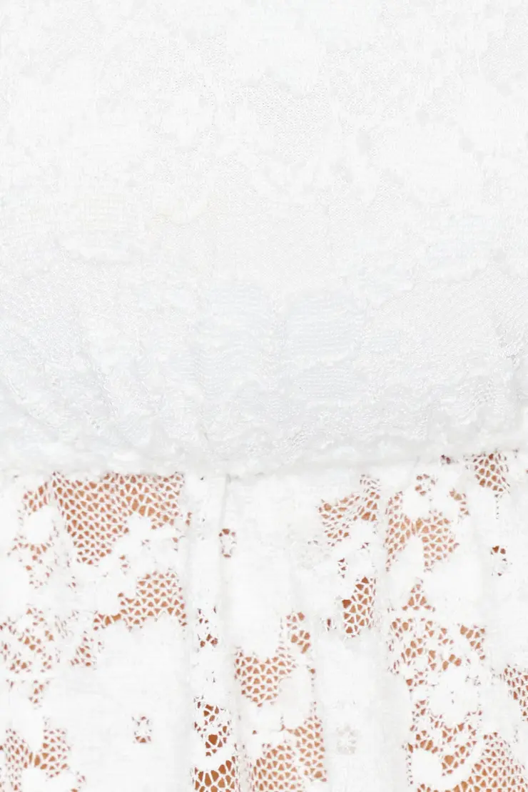 Lace Babydoll Flyaway Halter Top - Image 8