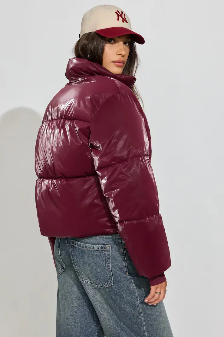 Shiny Puffer Jacket - Image 5