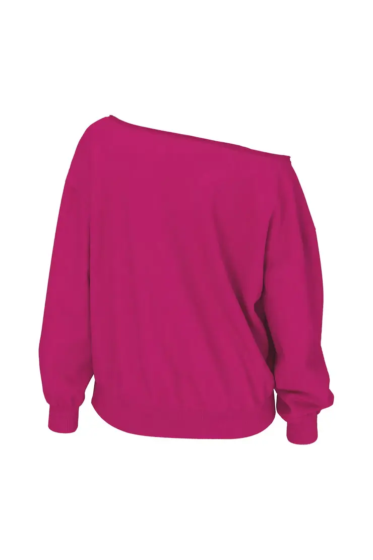 Softterry Off Shoulder Sweatshirt - Image 7